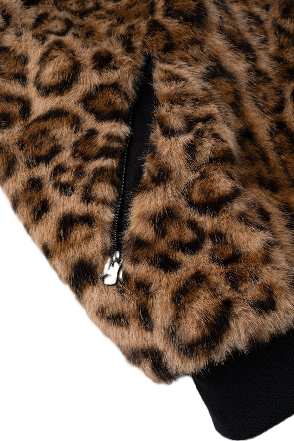 BLUCO - REVERSIBLE FAR VEST - LEOPARD-BLACK