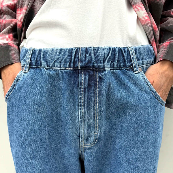 BLUCO - JAPAN DENIM EASY COWBOY PANTS - INDIGO FADE