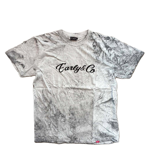 Early & Co - TIE DYE LOGO T-SHIRT - GREY