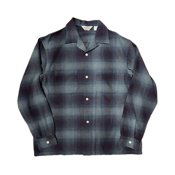 FIVE BROTHER -  CHECK ONE-OP SHIRT - BLUE