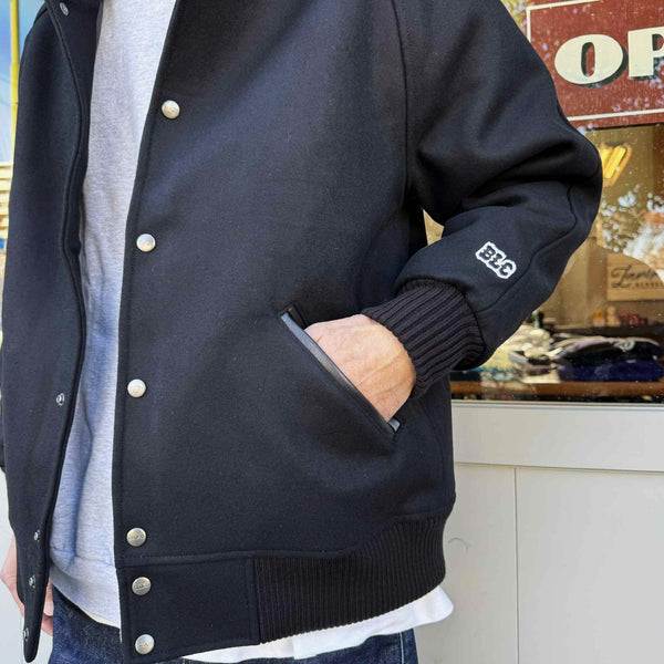 BLUCO - HEAVY MELTON PHARAOH COAT - BLACK