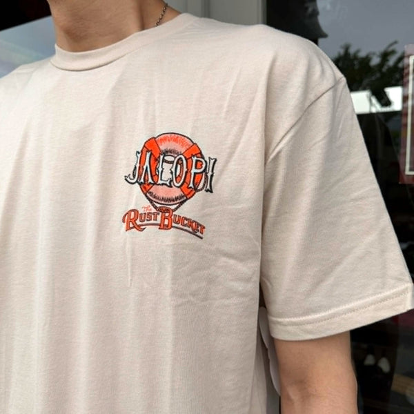 ANTIHERO -  THE RUSTBUCKET SS T-SHIRT - HEATHER BONE