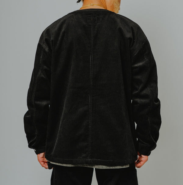 BIGMIKE - CORDUROY ENGINEER JACKET - BLACK