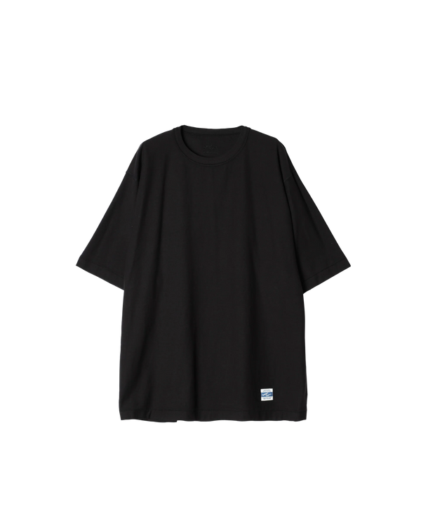 ARMY TWILL - BACK JERSEY HALF SLEEVE TEE - BLACK