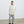 ARMY TWILL - SWEAT PANTS - GRAY