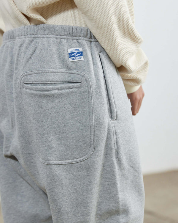 ARMY TWILL - SWEAT PANTS - GRAY