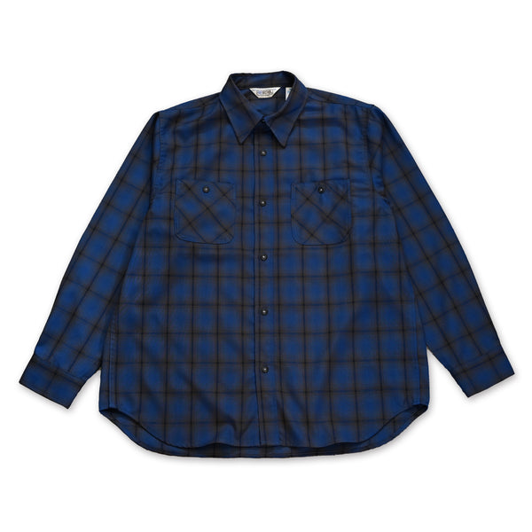 FIVE BROTHER - T/R  L/S WORK SHIRTS - BLUE