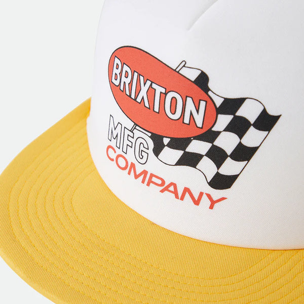 BRIXTON - COLLINS NP HP TRUCKER HAT-YELLOW/WHITE/YELLOW