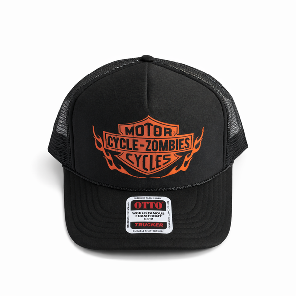 CYCLE ZOMBIES - CZ MOTOR MECH  CAP  - BLACK