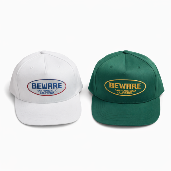 BEWARE CHOPPER - LOGO CAP - GREEN
