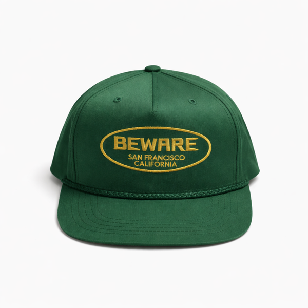 BEWARE CHOPPER - LOGO CAP - GREEN