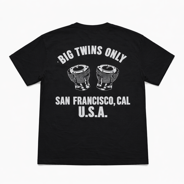 BEWARE CHOPPER - GRAPHIC LOGO  TEE - BLACK