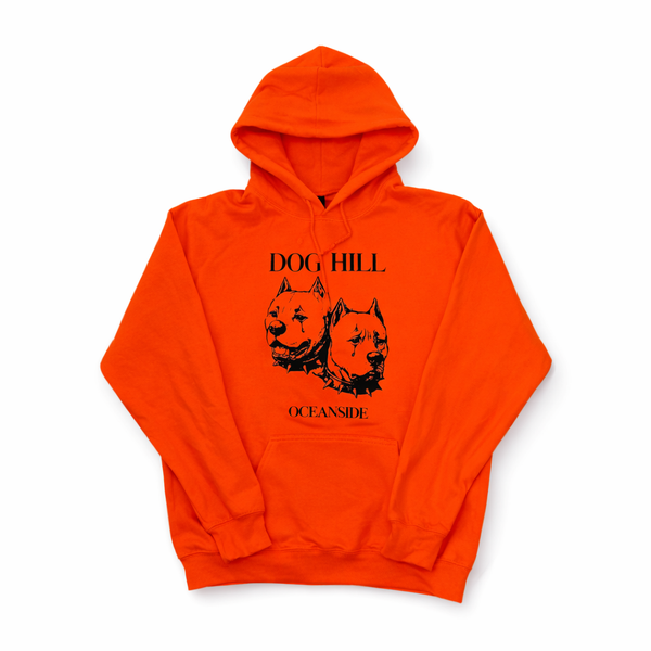 DOGHILL KUSTOMS - OG  NEW LOGO HOODIE - ORANGE