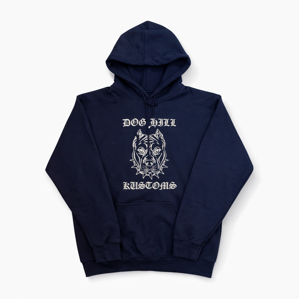 DOGHILL KUSTOMS - OG LOGO HOODIE - NAVY