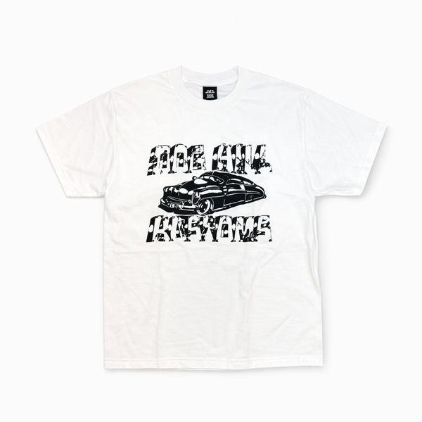 DOGHILL KUSTOMS - CLASSIC CAR TEE  - WHITE