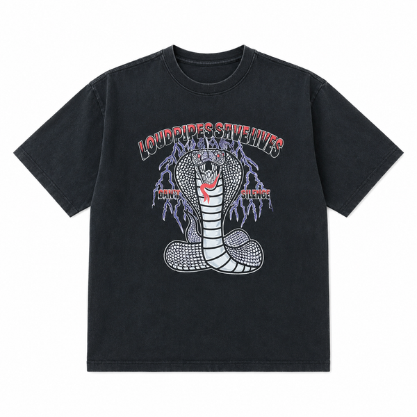 PAWG - LOUD PIPES TEE - BLACK