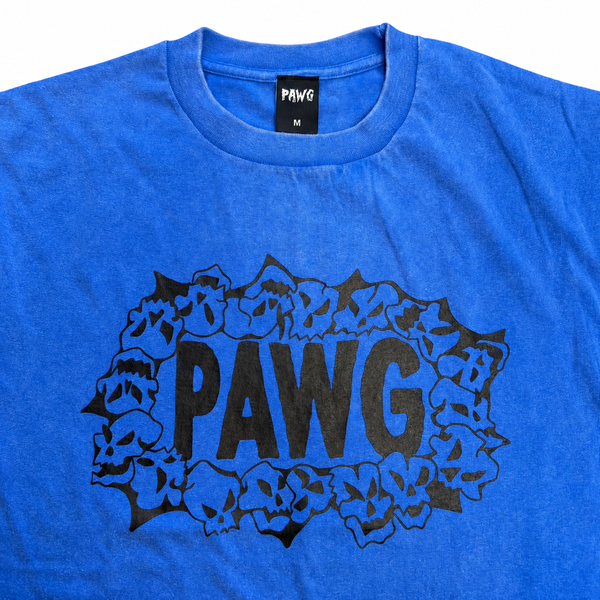 PAWG - HWY Skulls TEE - Faded Royal