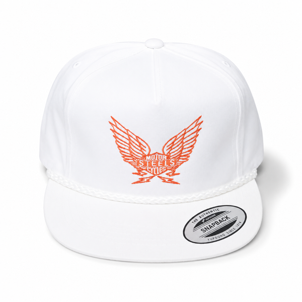STEELS -  MOTOR LOGO CAP-  WHITE