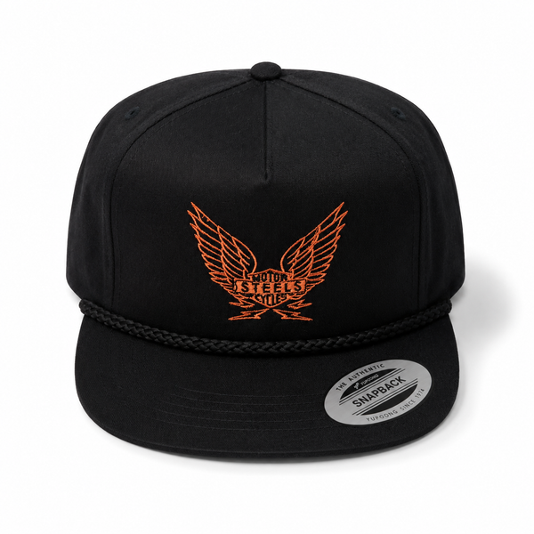 STEELS -  MOTOR LOGO CAP- BLACK
