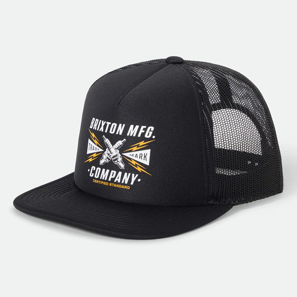 BRIXTON - DANTON NP TRUCKER HAT - BLACK