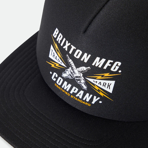 BRIXTON - DANTON NP TRUCKER HAT - BLACK