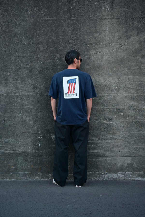 PAWG - WHAT IS NO.1 FOR YOU ? TEE - FADED NAVY
