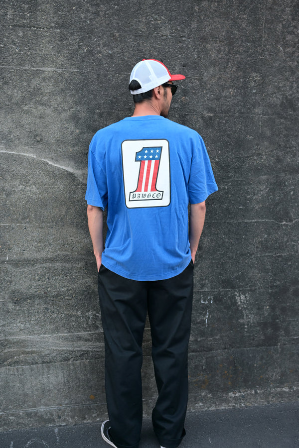 PAWG - WHAT IS NO.1 FOR YOU ? TEE - FADED BLUE