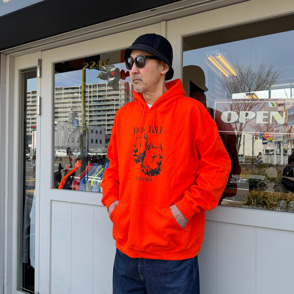 DOGHILL KUSTOMS - OG  NEW LOGO HOODIE - ORANGE