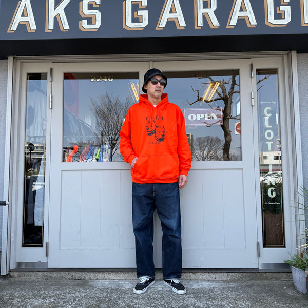 DOGHILL KUSTOMS - OG  NEW LOGO HOODIE - ORANGE