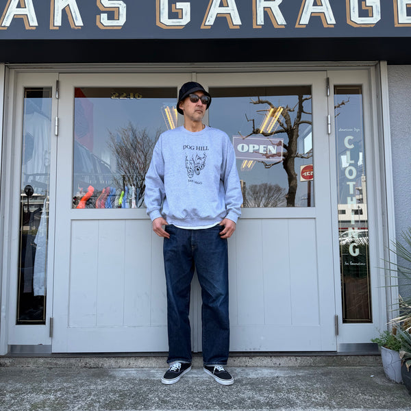 DOGHILL KUSTOMS - TWO FACE LOGO SWEAT - ASH GRAY