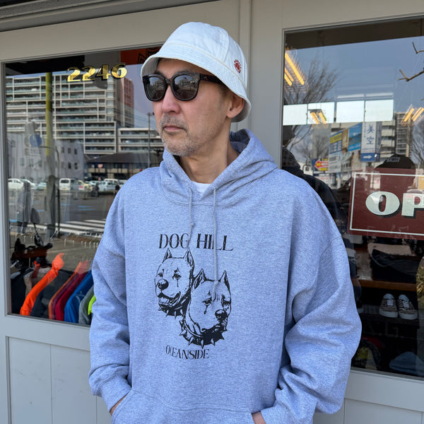 DOGHILL KUSTOMS - OG  NEW LOGO HOODIE - GRAY