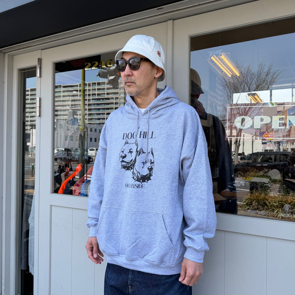 DOGHILL KUSTOMS - OG  NEW LOGO HOODIE - GRAY