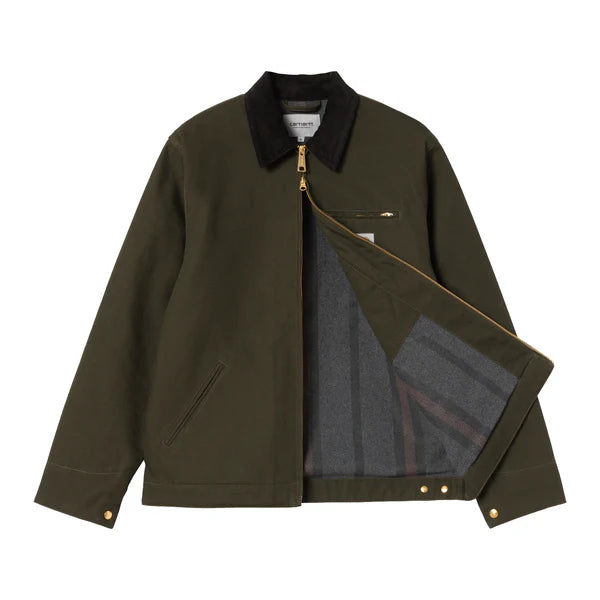 Carhartt WIP - DETROIT JACKET - OLIVE/BLACK(rigid)