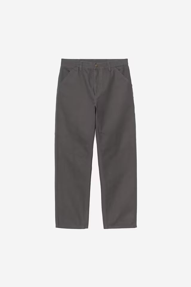 Carhartt WIP - SINGLE KNEE PANT - GRAPHITE RINSED – JAKS GARAGE Carhartt WIP - SINGLE KNEE PANT - GRAPHITE RINSED – JAKS GARAGE