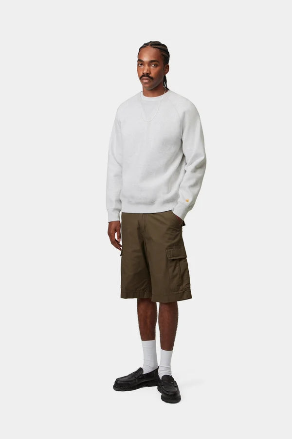 Carhartt WIP - CHASE SWEAT - ASH HEATHER / GOLD