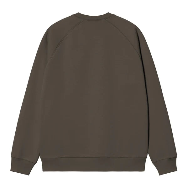 Carhartt WIP - CHASE SWEAT - SHUNGITE / GOLD