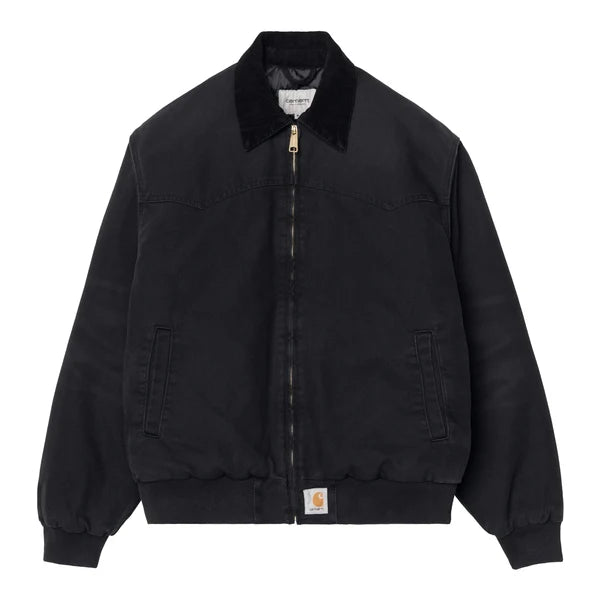 Carhartt WIP - OG SANTANA FE JACKET - BLACK-BLACK STONE CANVAS