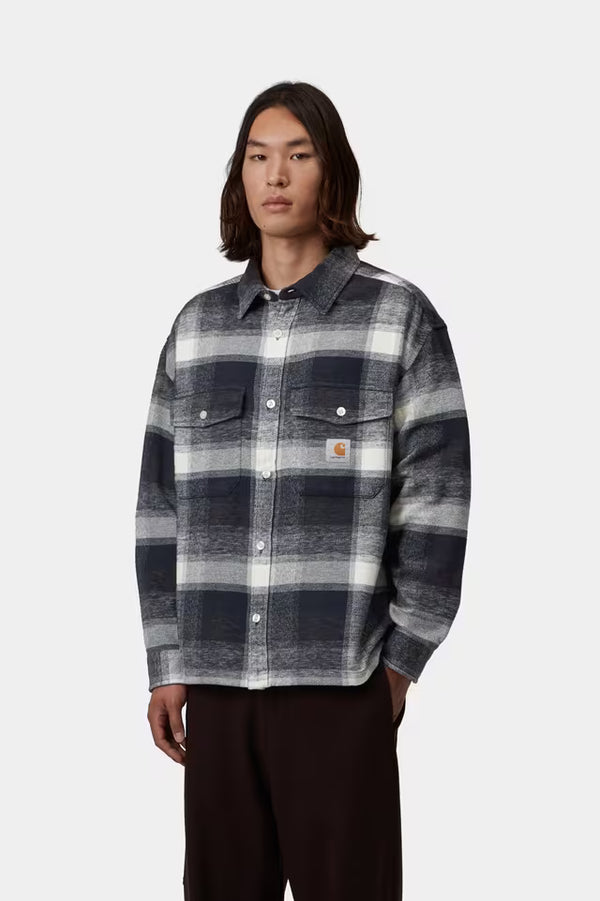 Carhartt WIP - L/S ESTERSON SHIRT - ESTERSON CHECK, DARK NAVY