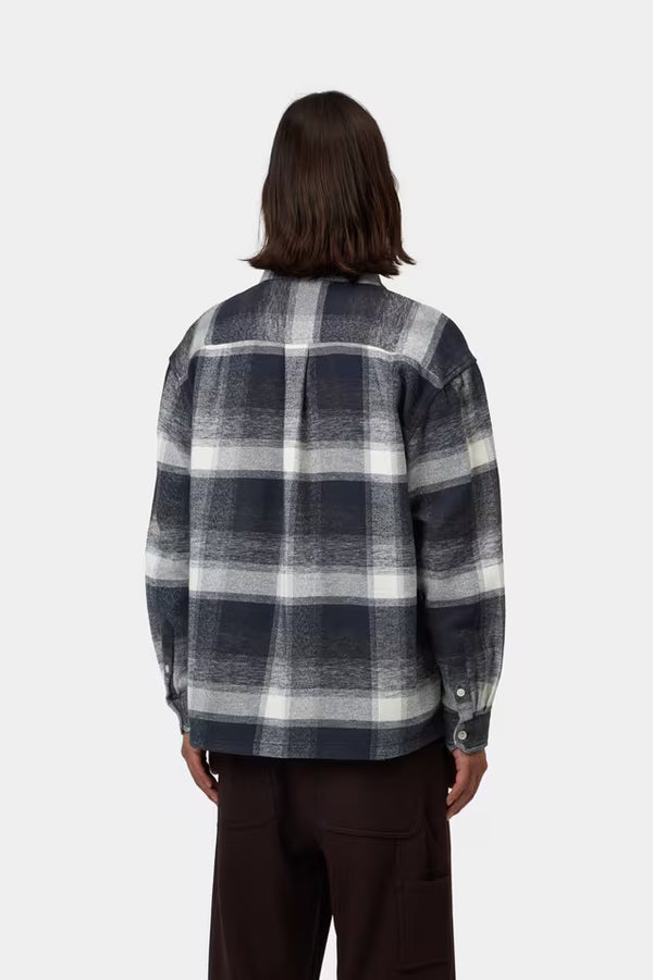 Carhartt WIP - L/S ESTERSON SHIRT - ESTERSON CHECK, DARK NAVY