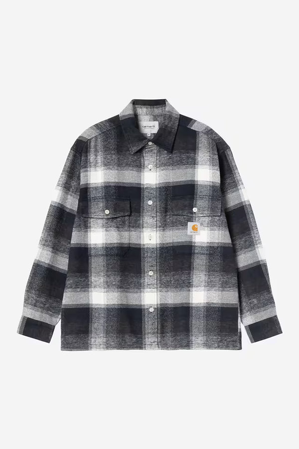 Carhartt WIP - L/S ESTERSON SHIRT - ESTERSON CHECK, DARK NAVY