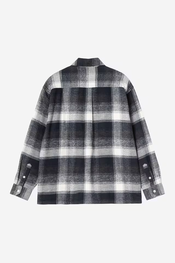 Carhartt WIP - L/S ESTERSON SHIRT - ESTERSON CHECK, DARK NAVY