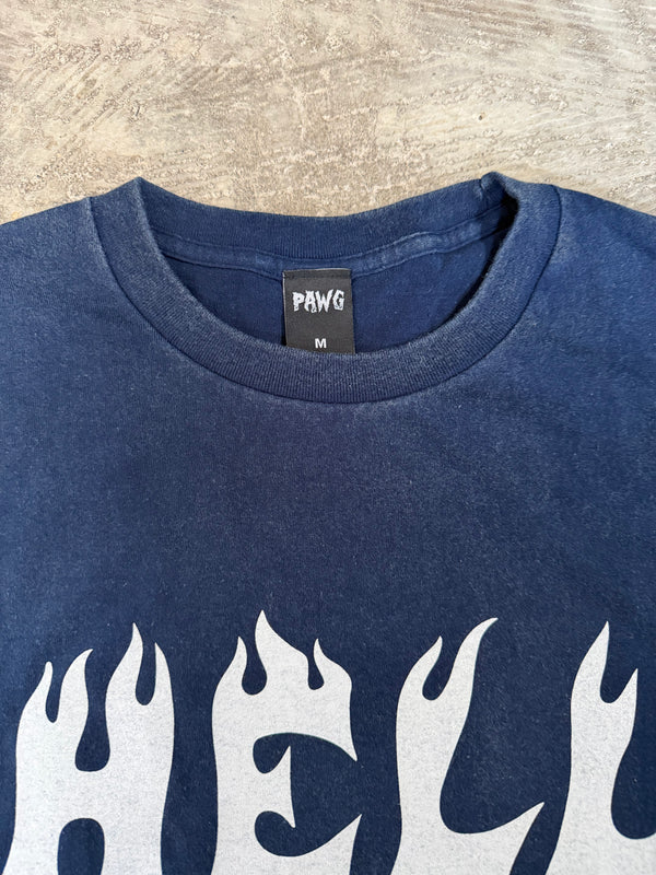 PAWG - HELL TEE - FADE NAVY