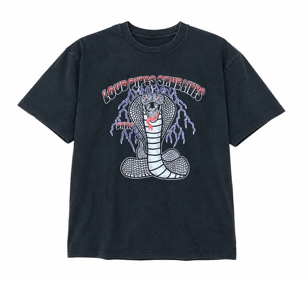 PAWG - LOUD PIPES TEE - BLACK