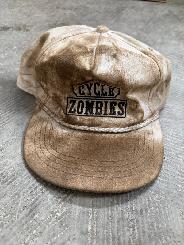 CYCLE ZOMBIES - ORIGINAL VINTAGE  CAP #2 - WHITE