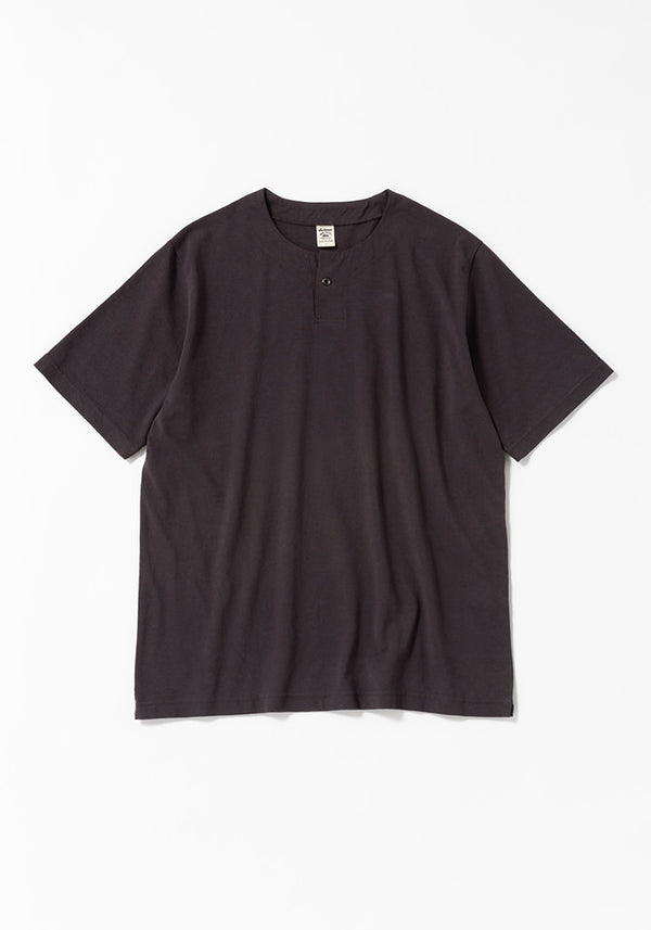 JACKMAN - HENLEYNECK T-SHIRT - INK BLACK