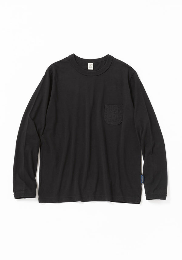 JACKMAN - QLT POCKET LS T-SHIRTS - BLACK