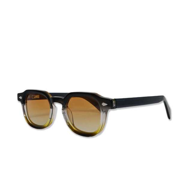 LANDS weekender - EARLS - POLARIZED - BLACKxCLEARxBROWN-BROWN