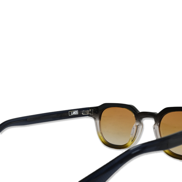 LANDS weekender - EARLS - POLARIZED - BLACKxCLEARxBROWN-BROWN