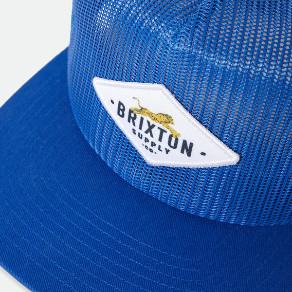 BRIXTON - LEAPER MP ALL MESH TRUCKER HAT - ROYAL