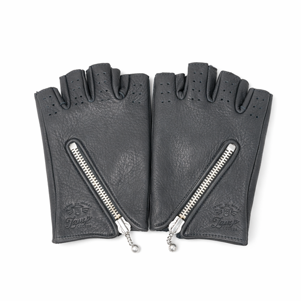 Lamp gloves - Driving glove CUT - Black × Silver